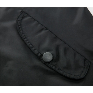 Custom Bomber Jacket Men Premium Outdoor Bomber Jacket Ribbed Collar Full <b>Zip</b> Casual Bomber Jacket Sportswear Manufacturer - Product Image 5