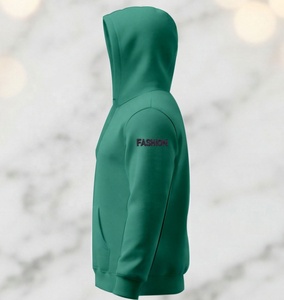 Sudadera con Capucha de Primera Calidad, con Logotipo Bordado en Chenilla Personalizado, Color Verde, Sostenible, de Alta Gama y Gran Venta - Product Image 6