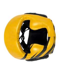 Casque de boxe respirant en cuir PU patchwork pour Muay Thai, entraînement, sparring, équipement de fitness, protections de tête de Taekwondo - Product Image 2