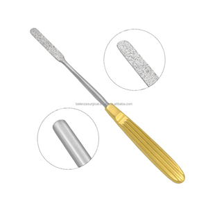Râpe nasale chirurgicale Betenza en acier inoxydable de 19 cm, revêtement diamanté, pour rhinoplastie ORL - Product Image 1