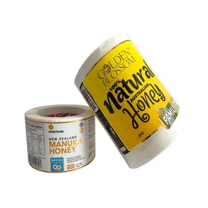 Rollos de Etiquetas Cosméticas de Lámina Metálica Personalizadas - Pegatinas Autoadhesivas para Marca con Espacio para Escribir, para Empaques de Belleza - Product Image 5
