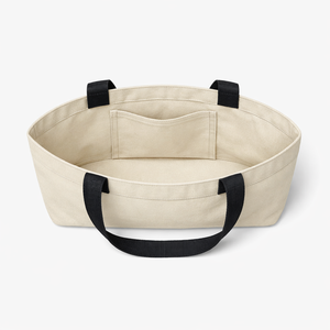 Bolsa de Mano de Lona Moderna con Diseño de Silueta Floral, Tamaño Mediano, para Uso Diario, Bolsa de Compras - Product Image 4
