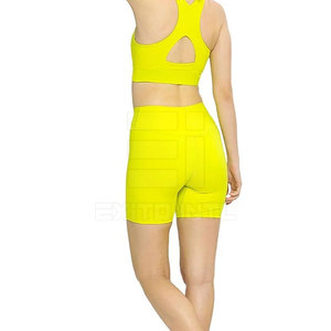 Shorts de yoga sans couture respirants pour femmes, taille haute, séchage rapide, écologiques, pour la gym et le fitness, vente en gros en vrac, usine OEM - Product Image 5