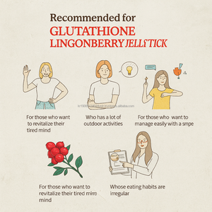 แท่งเคี้ยวคอลลาเจน lingonberry เกาหลีสำหรับเสริมความงามภายในผิวเรืองแสง - Product Image 6