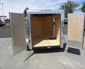Top Selling 2024 Cargo Mate 5’x8′ E-Series Enclosed <b>Trailer</b> Barn Doors For Sale 1000-3000 - Product Image 6