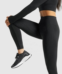 Custom Wholesale Men's Active Apparel Autumn Windproof Gym Wear <b>Set</b> Spandex Fitness Yoga Workout Gear with Seamless Feature - Product Image 3