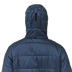 Vestes matelassées pour hommes de qualité supérieure, couleur bleu marine, style tendance, manches longues, fermeture éclair, veste matelassée d'hiver avec broderie en chenille - Product Image 3