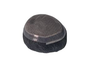 Peluca de Cabello Humano Remy para Hombre, Modelo Australia, con Sistema Capilar de Prótesis - Product Image 4