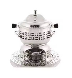 Copper Stainless Steel Chafing Dish with Hanging Lid <b>Buffet</b> Food Warmer Catering Soup <b>Server</b> Hotel Restaurant Serveware - Product Image 3