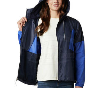 Chaqueta cortavientos de poliéster de nailon Chaqueta cortavientos de secado rápido Chaqueta cortavientos de manga larga - Product Image 4