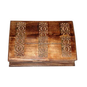 Caja organizadora de joyas de madera decorativa hecha a mano, regalo perfecto para mujeres, varios tamaños y estilos disponibles - Product Image 4