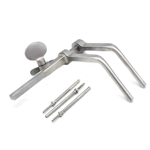 Kit d'instruments de chirurgie neurochirurgicale et orthopédique de la colonne vertébrale, comprenant un distracteur cervical Caspar avec vis et broches - Product Image 3
