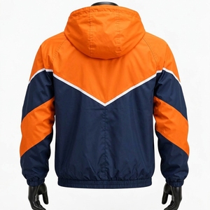 Windbreaker Hooded <b>Jacket</b> Canvas Waterproof Breathable Reversible Quick Dry <b>Bike</b> Cycling Solid Custom <b>Men's</b> Winter Outdoor - Product Image 2