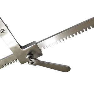 Retractor Esternal Cardiovascular Torácico Quirúrgico de Patrón Francés con 4 Cuchillas Móviles de Acero Inoxidable, Instrumento Médico - Product Image 3