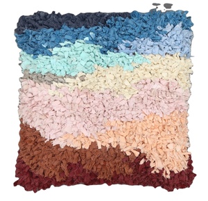 Funda De Almohada turca Boucherouite hecha a mano, 60x60 CM, retrato geométrico, patrón tejido, manta decorativa para el hogar - Product Image 1