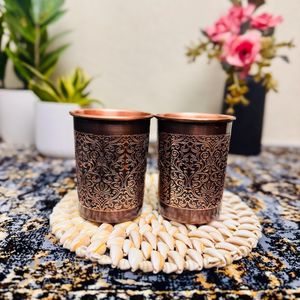 ผู้จัดจำหน่ายแก้วทองแดงทำมือระดับพรีเมียม พร้อมลวดลายดอกไม้ประณีต แก้วค็อกเทล เบียร์ ภาชนะเครื่องดื่ม ขายส่ง รับทำโลโก้ตามสั่ง ของขวัญ - Product Image 4