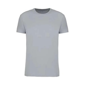 T-shirt de sport ajusté personnalisé pour homme en polyester/coton 400 g/m² avec impression sérigraphique, design vierge, doux et respirant - Product Image 3