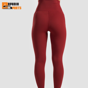 Leggings de sport pour femme sur mesure de haute qualité, séchage rapide, taille mi-haute, respirants, style décontracté pour la gym - Product Image 2