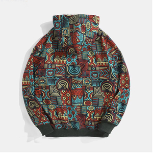 Sweat à capuche court personnalisé pour homme 100 % coton, sans cordon, coupe ample, couleur unie, 450-500 g/m² pour la saison hivernale - Product Image 5