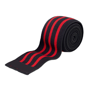 Soporte de Rodilla con Almohadilla de Silicona y Envolturas Elásticas de Compresión para Correr, Levantamiento de Pesas, Powerlifting, SPANDEX, NYLON - Product Image 4