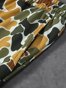 Conjunto de Camiseta y Pantalones Cortos a Juego para Hombre, Estampado Personalizado, Verano, Algodón Suave, Estilo Casual Urbano, Dos Piezas, Ropa Deportiva para Gimnasio y Entrenamiento - Product Image 5