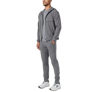 Conjunto Deportivo Casual de Invierno Personalizado para Hombre, Chaqueta Cortavientos Ligera de Poliéster/Algodón Tejido, Impermeable, de Secado Rápido, con Logotipo Personalizado - Product Image 2