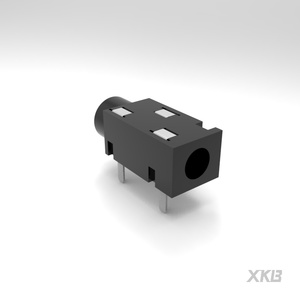 Connecteur XKB PJ-3200 Prise jack 3,5 mm traversante 30V 500mA ROHS pour équipement audio PCB - Product Image 3