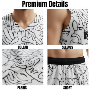 เสื้อบาสเก็ตบอลระบายอากาศได้ดีและทนทาน ขายส่งจากโรงงาน ชุดฝึกซ้อมปรับแต่งได้พร้อมชื่อทีม - Product Image 6