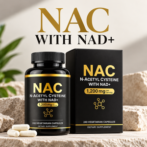Capsules NAC avec NAD+ en marque privée OEM, 1200 mg, 240 capsules végétariennes, complément d'acides aminés, formule personnalisée, logo personnalisé - Product Image 4
