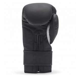 Gants de boxe Econex Sports en cuir PU bleu avec fermeture à boucle, sangle de poignet réglable, impression filigrane pour l'entraînement des adultes - Product Image 3