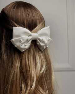 Pinza de Pelo con Lazo Grande de Acrílico Negro, Estilo Coreano, Elegante, para Mujer, Accesorios para el Cabello para Fiestas - Product Image 2