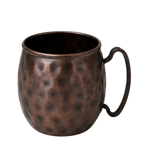 Taza Moscow Mule de Cobre Puro Martillado a Mano de Primera Calidad, Acabado Antiguo, Irrompible, para Suministro de Bares y Restaurantes - Product Image 1
