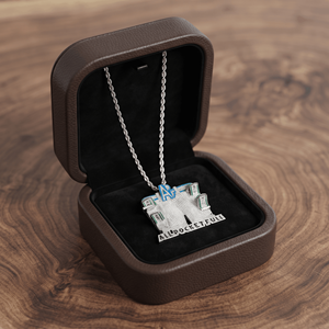 Collier pendentif personnalisé Hip Hop « All Pocket Full » en argent 925, entièrement serti de moissanite VVS - Product Image 2