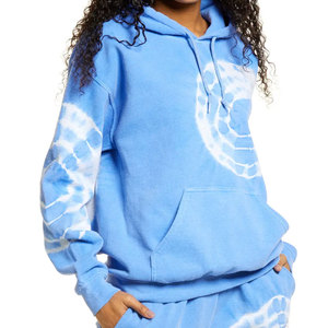 <b>Lightweight</b> <b>Hoodie</b> With Long Sleeve 2026 Tie And Dye Women Activewear <b>Hoodie</b> With Casual Design With Custom Logo Designing 2026 - Product Image 1