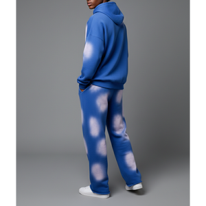 Conjunto Deportivo Personalizado de Felpa Francesa con Efecto Deslavado, Transpirable, con Estampado, Sudadera con Capucha y Pantalones Jogger de Primera Calidad, 100% Algodón, Estilo Vintage - Product Image 6