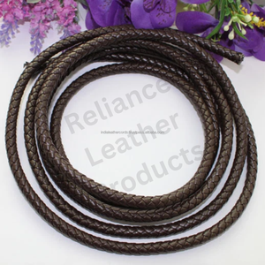 Cordons en cuir tressés Bolo colorés pour perles collier Bracelet résultats de bijoux capuchons de perles approvisionnement en vrac pour les marques de bricolage - Product Image 4