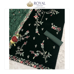 La Mejor Oferta en Lotes al por Mayor: Nuevo Traje Salwar de Diseño Pakistaní con Bordado de Terciopelo para Mujer a Bajo Precio - Product Image 5