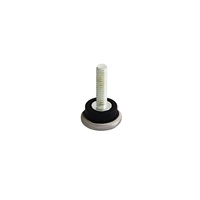 Pied de nivellement coulissant réglable en plastique avec vis pour table et chaise