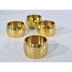 Anillos de Servilleta Redondos de Latón Vintage de 4.5cm, Decoración de Mesa Duradera, Accesorios para Bodas, Aptos para Lavavajillas, Alta Calidad - Product Image 2