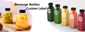 Tapas de rosca a prueba de manipulaciones para bebidas de 8oz, 12oz, 16oz, serigrafiadas, OEM/ODM, al por mayor, desechables, cuadradas, de plástico PET para botellas de jugo - Product Image 6