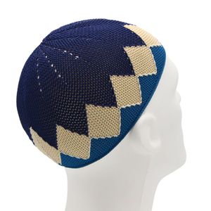 Gorro de Oración Musulmán Personalizado para Hombre, Hecho a Mano, Transpirable, de Algodón, Gorro Islámico de Ganchillo, Kufi, Tupi, Gorro Elástico para la Cabeza - Product Image 5