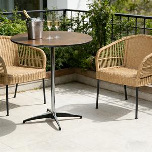 Mesa Auxiliar Versátil y Moderna para Sala de Estar/Fiestas, Fácil de Instalar, Construcción Duradera, Mesa de Cóctel Portátil de Madera Contrachapada, Altura Ajustable - Product Image 3