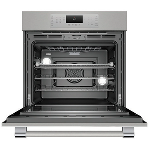 Hornos ADA Masterpiece Series de 30 pulgadas con superficie de vidrio gris sobre acero inoxidable y asa profesional ME301YP - Product Image 1