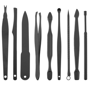 Professional OEM Leather Manicure Set Pedicure Care Tools New Rainbow <b>Nail</b> File Clippers Beauty Grooming <b>Kit</b> in Box Packaging - Product Image 2