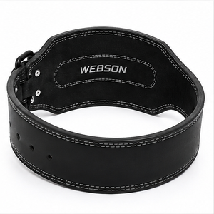 Ceinture de musculation réglable la plus vendue, confortable, en cuir durable avec boucle en acier, logo personnalisable, prix abordable - Product Image 6