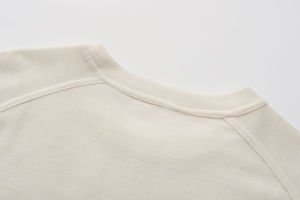 OEM Custom <b>Mens</b> Long Sleeve Merino Wool Soft O Neck T Shirt Premium Casual Knitwear - Product Image 3