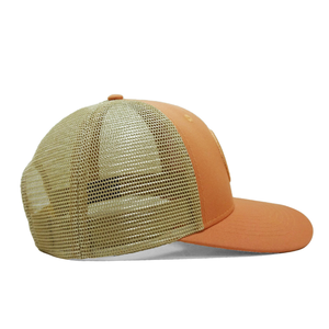 Casquette de baseball structurée en sergé de coton réglable avec patch brodé et logo personnalisé, casquette de camionneur en maille à 6 panneaux, vente en gros - Product Image 3