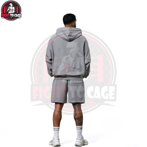 Ensemble short et sweat à capuche zippé uni, léger, décontracté, confortable, nouvelle tendance, meilleur fournisseur, prix de gros - Product Image 2