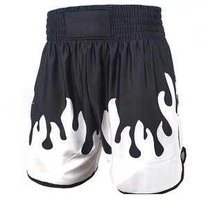 Shorts de combat MMA, Kickboxing, Muay Thai, respirants, taille haute élastique, pour entraînement adulte - Product Image 2
