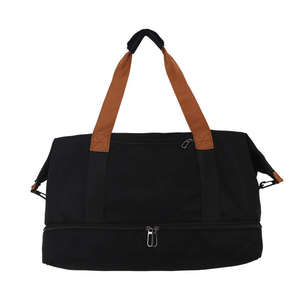 Bolsa de deporte impermeable extra grande de gran capacidad, bolsa de deporte de alta calidad, bolsa de deporte personalizada, compartimento para zapatos de cuero PU - Product Image 5